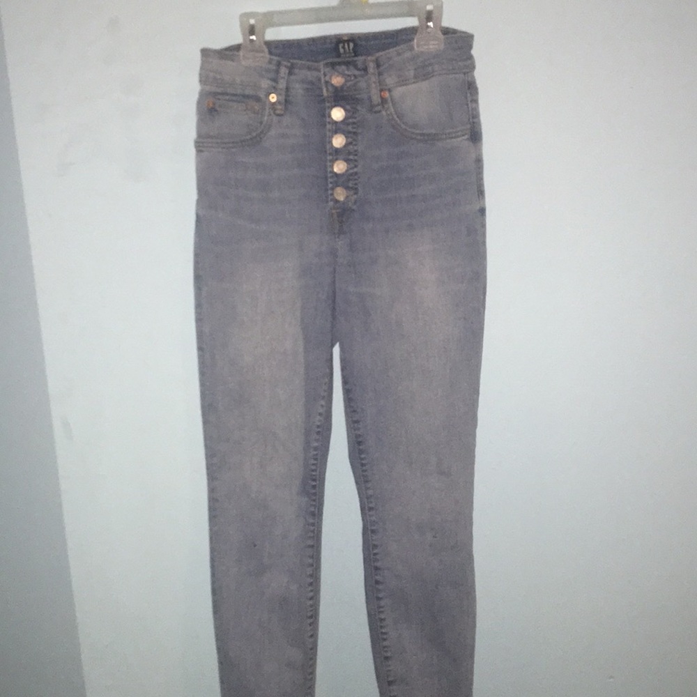 Gap denim 28 regular high waisted jeans
